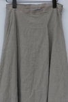 marc le bihan linen skirt 2541_E21 NATUREL